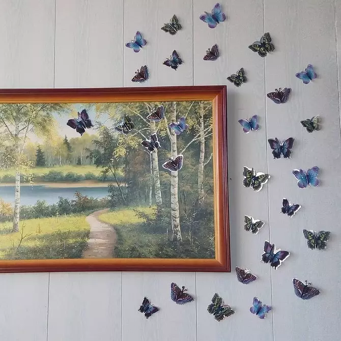 Kako napraviti papirnate leptire na zidu učiniti sami: upute i šablone 10208_31