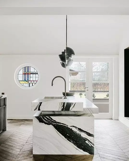Lampu dapur dalam gaya modern: 100+ foto model dan tips terbaik untuk memilih 10228_149