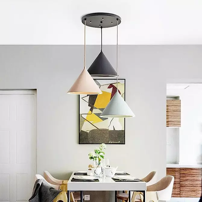 Lampadari da cucina in stile moderno: oltre 100 foto dei migliori modelli e suggerimenti per la scelta 10228_19