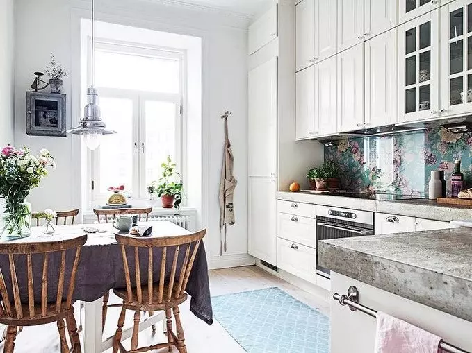 لوستر آشپزخانه در سبک مدرن: 100+ عکس از بهترین مدل ها و راهنمایی برای انتخاب 10228_30