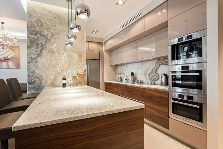 لوستر آشپزخانه در سبک مدرن: 100+ عکس از بهترین مدل ها و راهنمایی برای انتخاب 10228_57