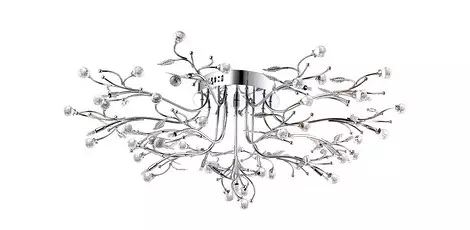 Stropný chandelier Sofia Chrome 16xg4x20 W