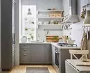 Bajet Facades Dapur dari IKEA: 50 Contoh penggunaan yang bergaya di pedalaman 10236_68