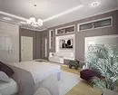 Plester Venesia: 100 foto di interior apartemen dan opsi desain untuk kamar yang berbeda 10238_14