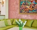 Tencuiala venețiană: 100 de fotografii în interiorul apartamentelor și opțiunilor de proiectare pentru camere diferite 10238_4