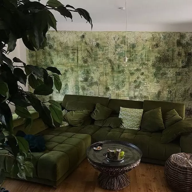 Plester Venetian: 100 foto ing interior apartemen lan pilihan desain kanggo ruangan sing beda 10238_71