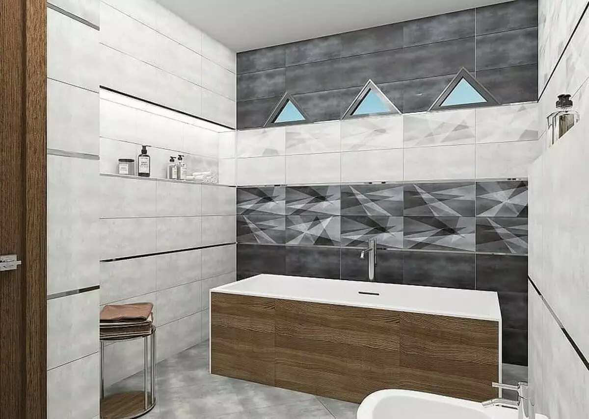 Műanyag fürdőszoba panelek: 60 fotó megoldás és 6 legjobb tervezési ötlet 10241_112