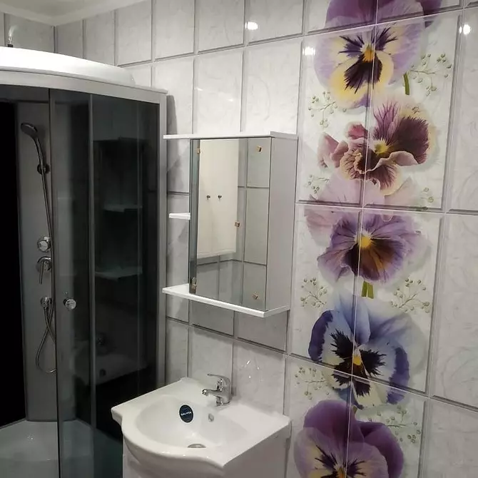 Műanyag fürdőszoba panelek: 60 fotó megoldás és 6 legjobb tervezési ötlet 10241_46