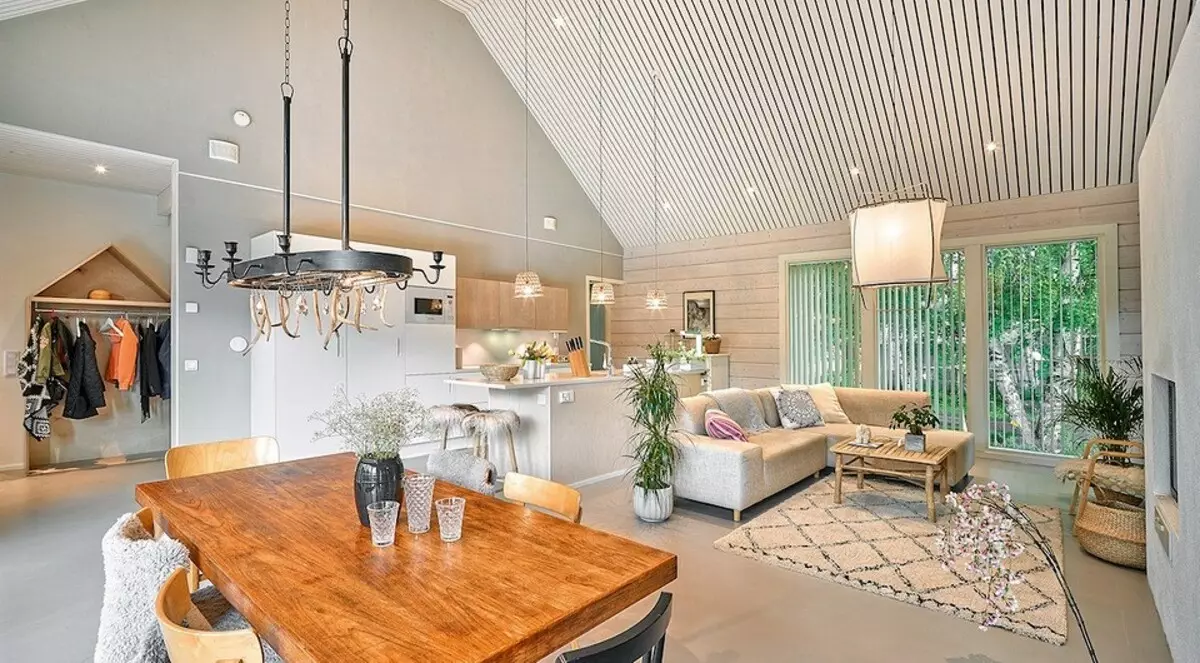 Sommerhus i Finland: Eco-interiør med møbler fra IKEA