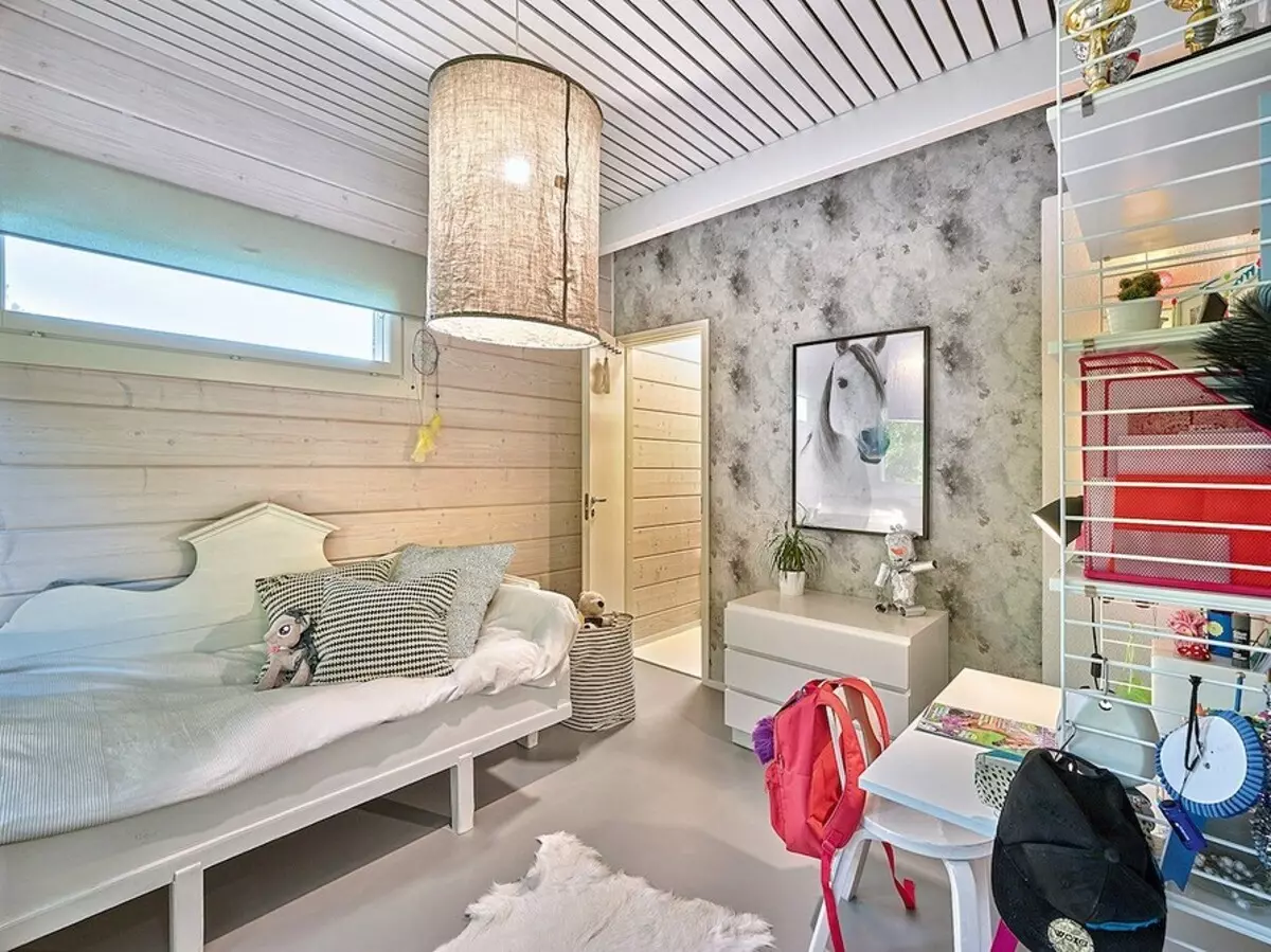 Cottage sa Finland: Eco-interior nga adunay muwebles gikan sa Ikea 10248_23