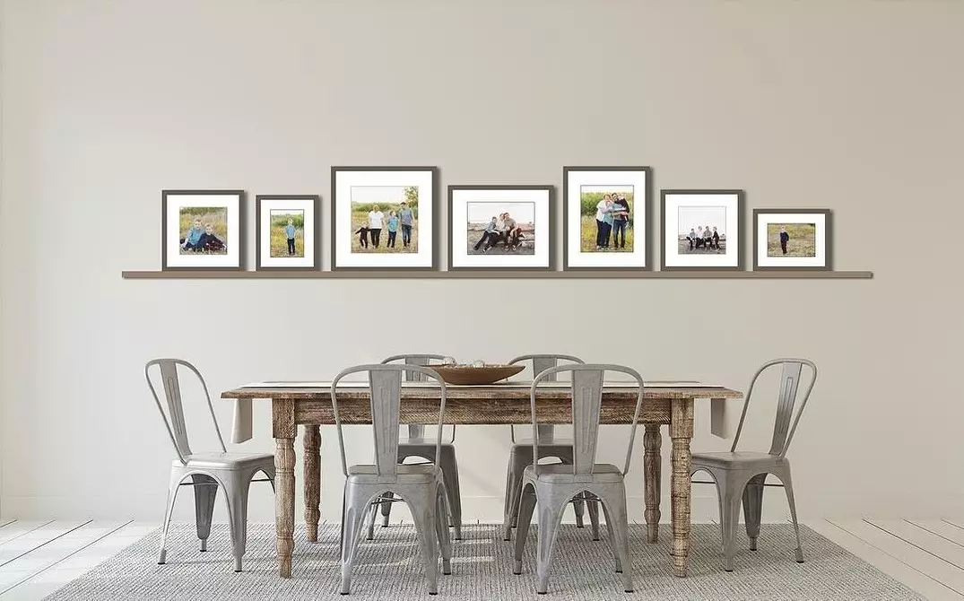 牆壁清關照片：創建家庭畫廊的最成功的想法 10263_38