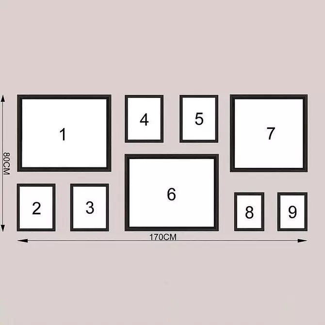 牆壁清關照片：創建家庭畫廊的最成功的想法 10263_83