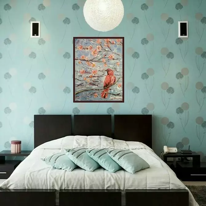 Imagini pentru dormitor: Cum să le alegeți și unde să-i atârnați 10268_41
