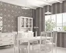 台所の壁紙を組み合わせる方法：デザインオプションと写真との例 10276_86