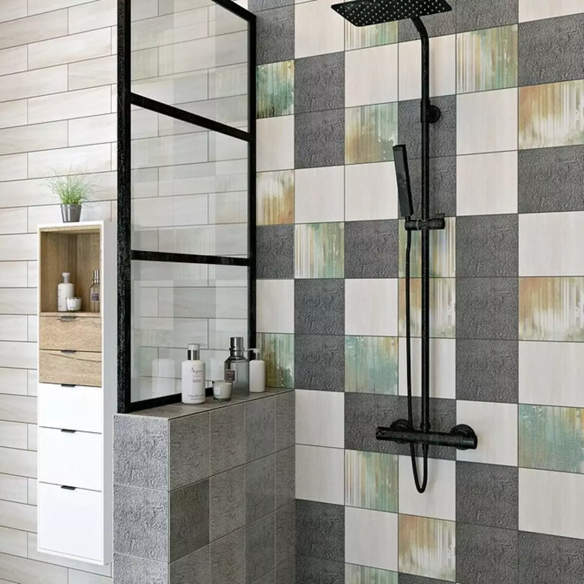4 Tipos más populares de diseños de azulejos en el baño: ¿Cómo y cuándo usarlos? 10282_19