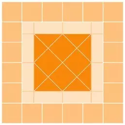 4 most popular types of layouts of tiles in the bathroom: how and when to use them? 10282_9