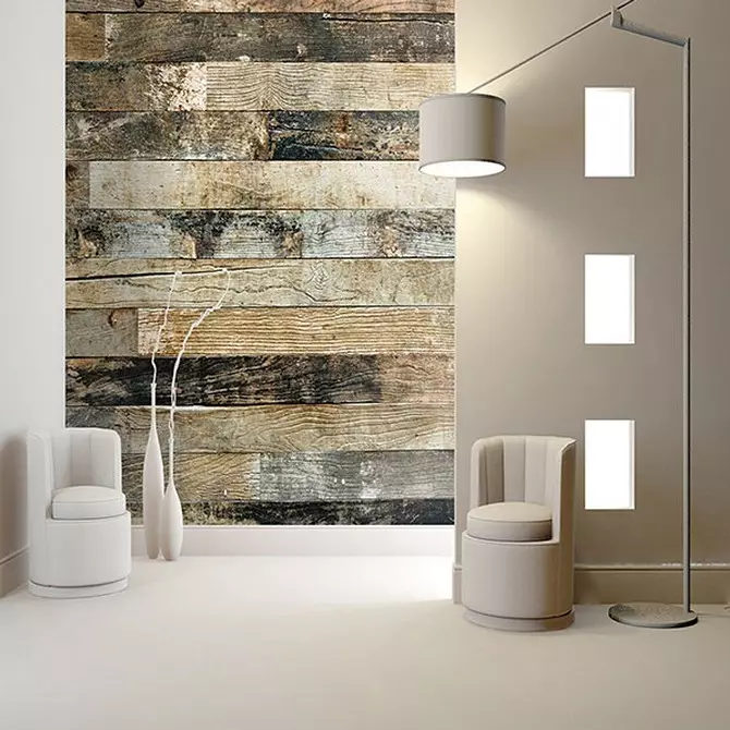 墙上的木质地板：设计和铺设选项的特点 10312_29