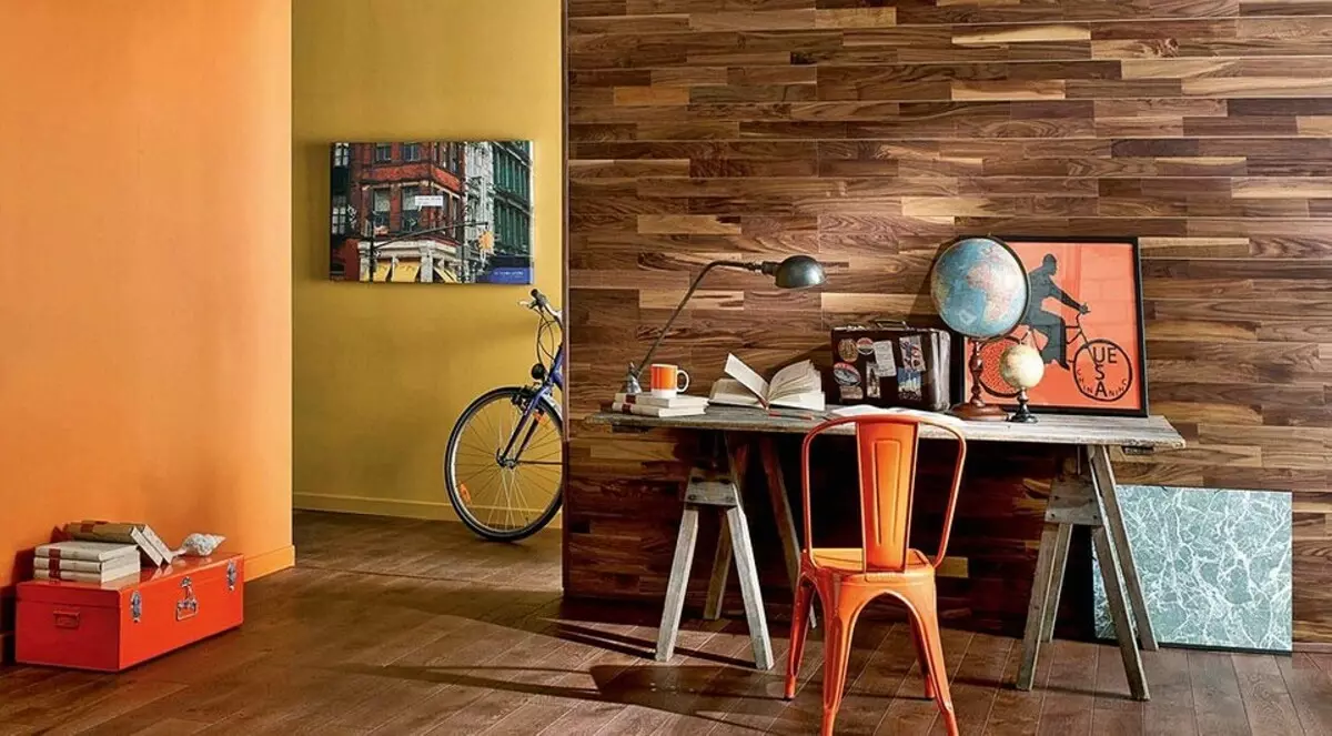Parquet on the wall: Features of design and laying options 10312_7