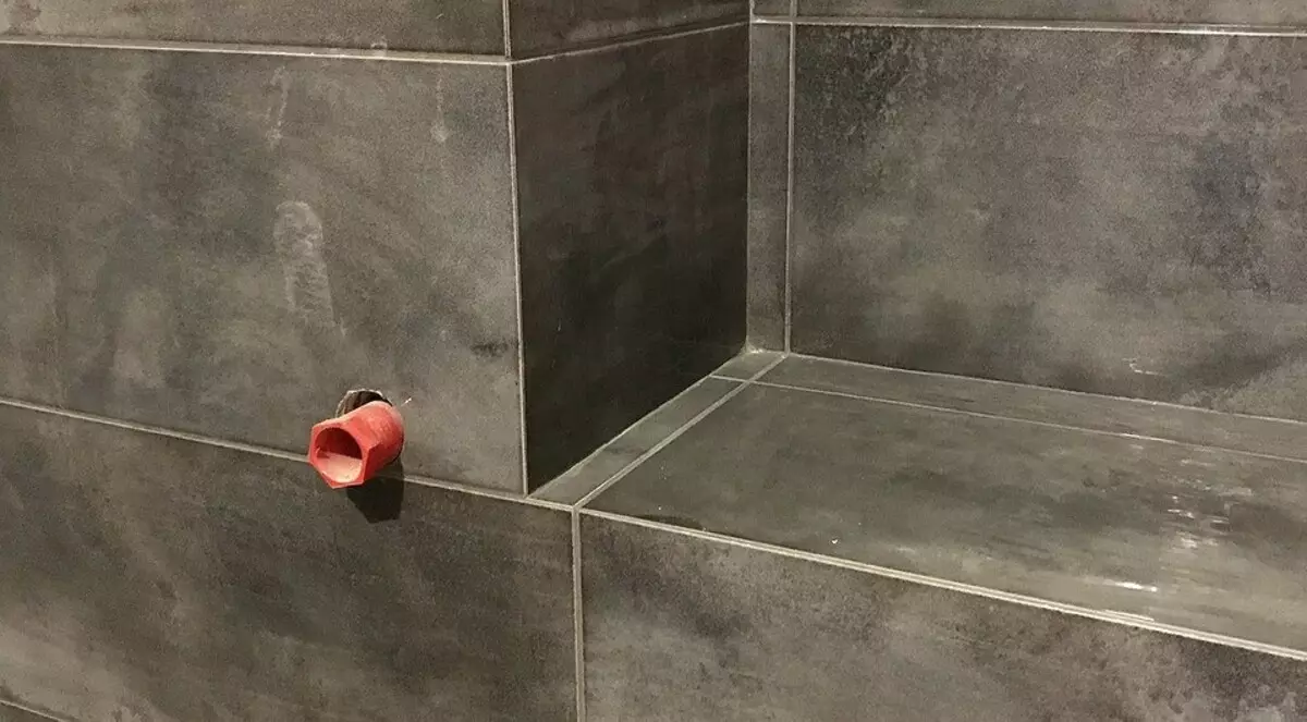 Tegel in de badkamer