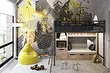 We draw up a children's room in Loft style, taking into account the age of a child