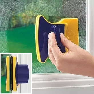 用於洗滌窗的磁刷