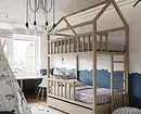 Bērnu divstāvu gultas: pamata veidi, izvēles padomi un 20 iespējas ar fotogrāfijām 10421_2