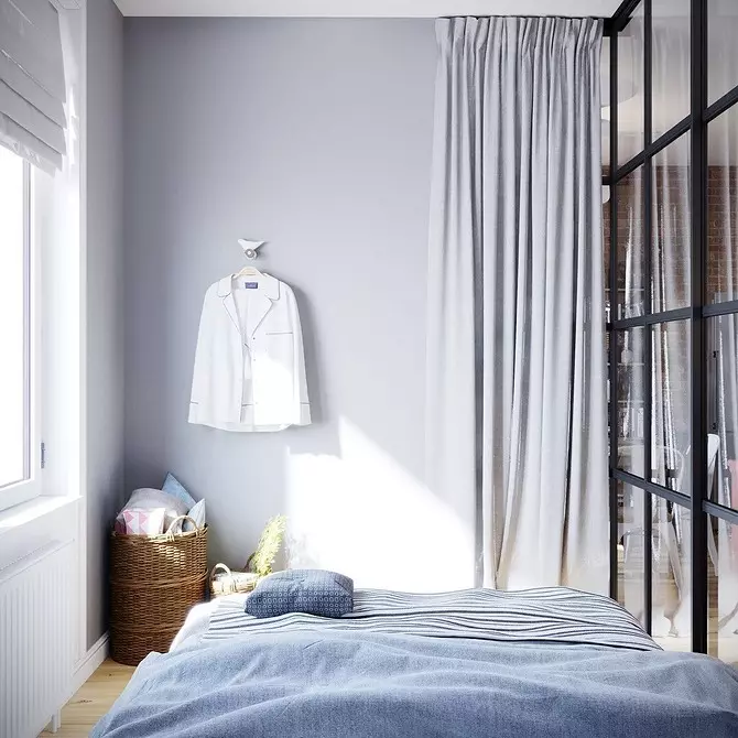 Elegimos las cortinas en el dormitorio: modelos y tendencias actuales del próximo año. 10433_63