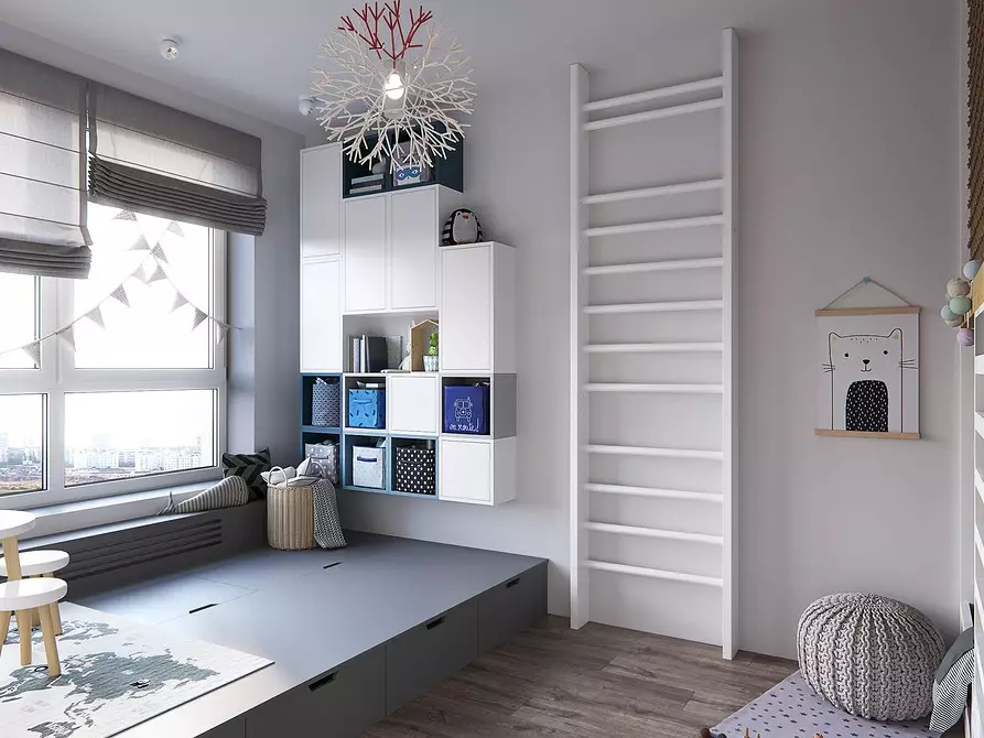 Śnieżny Minimalistyczny apartament na nabrzeżu rzeki Moskwy 10454_26