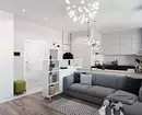 Apartment minimalistiku abjad tas-silġ fuq il-Waterfront tax-Xmara Moska 10454_3