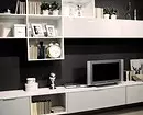 Stene pod TV v sodobnem slogu: izberite najboljši model za notranjost 10461_99
