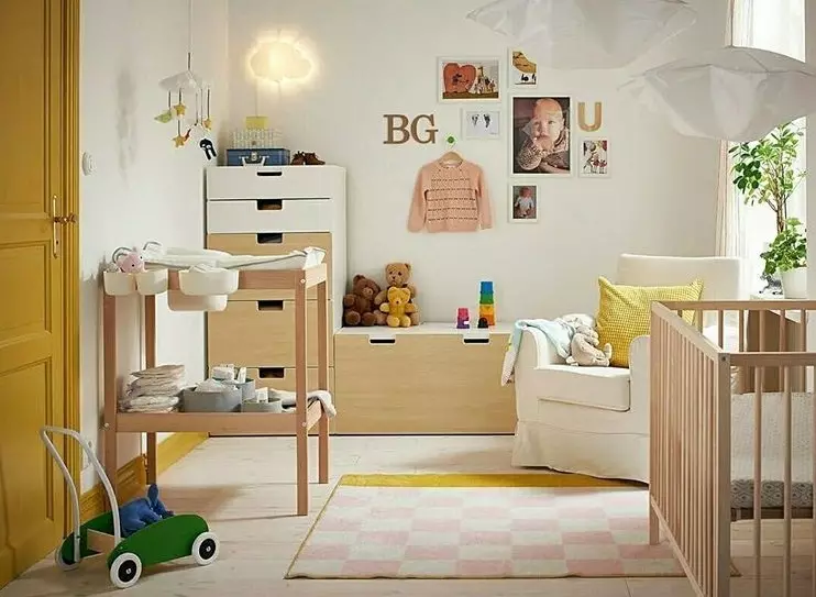 Baby Cabinets Ikea: Wéi wielen déi perfekt a gitt et an den Interieur 10474_104
