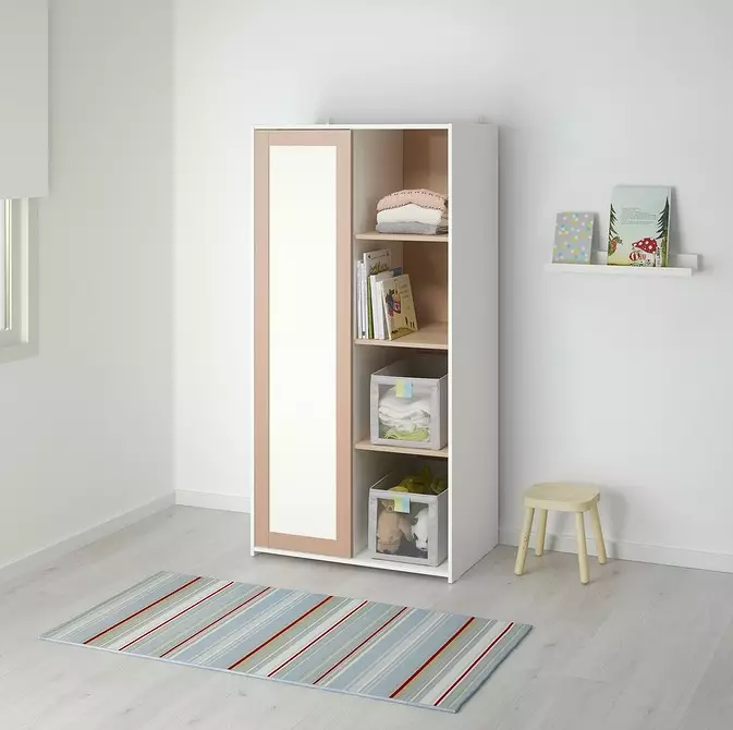 Cabinetele pentru copii IKEA: Cum de a alege perfect și introduceți-l în interior 10474_14