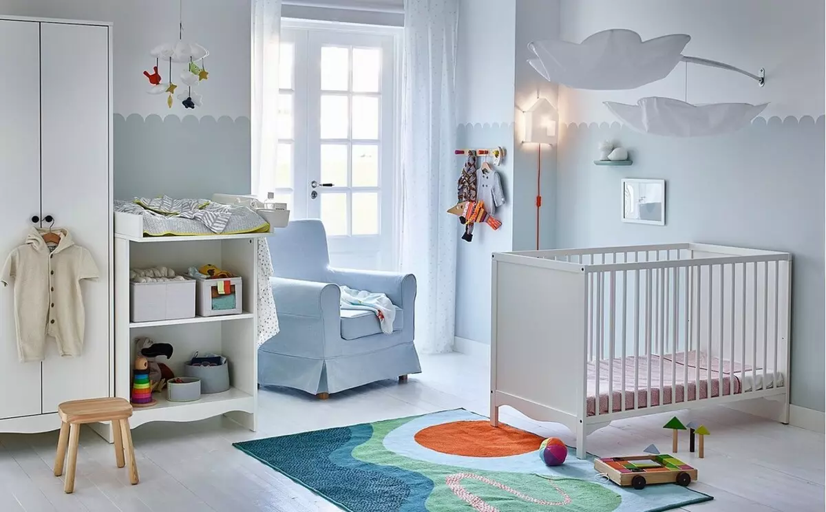Baby Cabinets IKEA: Paano pipiliin ang perpekto at ipasok ito sa loob 10474_45