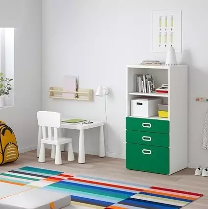 Ang mga gabinete sa bata IKEA: Giunsa pagpili ang hingpit ug isulud kini sa sulud 10474_50