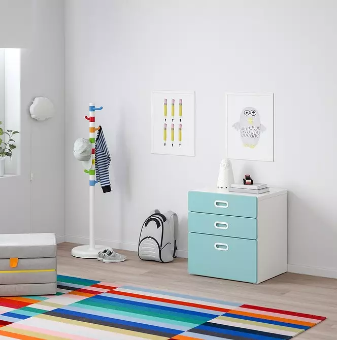 بچے کیبنٹس IKEA: کامل انتخاب کیسے کریں اور داخلہ میں داخل کریں 10474_70