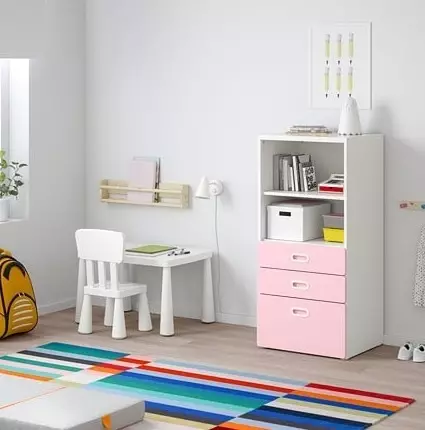 Cabinetele pentru copii IKEA: Cum de a alege perfect și introduceți-l în interior 10474_71