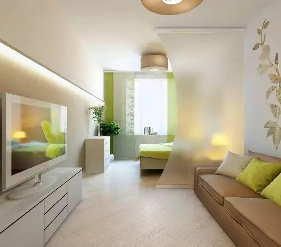 Layout da sala de estar: dicas para o arranjo do espaço moderno e conveniente 10515_140