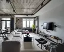 Sufit stylu loftu: Najlepsze materiały, poprawny wystrój, opcje projektowania dla różnych pomieszczeń 10529_33