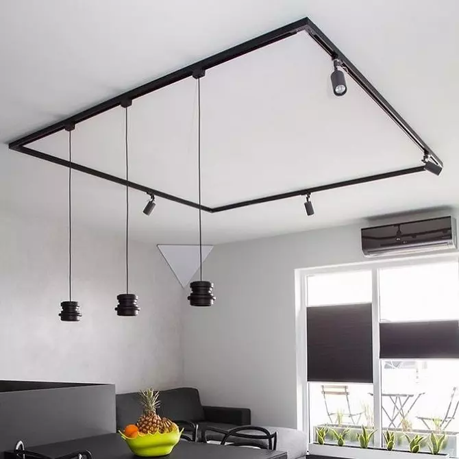 Loft stil strop: najbolji materijali, ispravan dekor, dizajn opcije za različite prostorije 10529_65