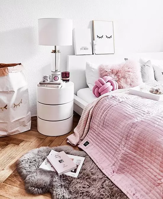 Pink color in the interior: 10 gentle and bright combinations, as well as useful tips 10542_48