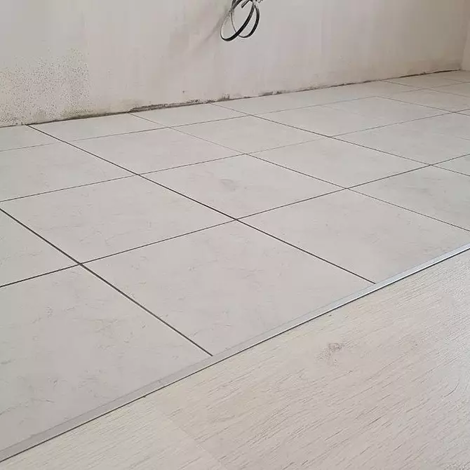 Laminate at tile jack: 7 na bersyon ng pagganap at mga tampok ng trabaho 10573_160