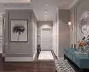Опции за декорация на стените в коридора: 10 най-добри материали и дизайнерски функции 10576_131