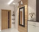 Opzioni della decorazione della parete nel corridoio: 10 migliori materiali e caratteristiche di design 10576_132