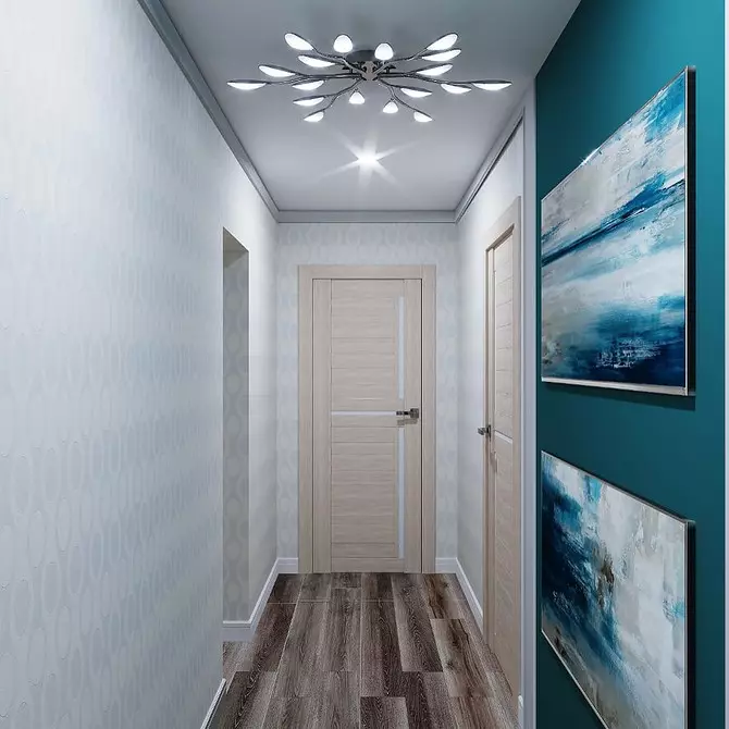 Опции за декорација на ѕид во ходникот: 10 најдобри материјали и функции за дизајн 10576_22