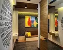 Fali dekorációs lehetőségek a folyosón: 10 legjobb anyag és tervezési jellemzők 10576_77