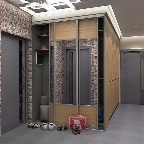 Επιλογές διακόσμησης τοίχων στο διάδρομο: 10 καλύτερα υλικά και χαρακτηριστικά σχεδιασμού 10576_84