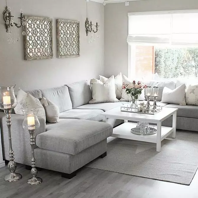 Gray in the interior: Best color combinations and 50 examples with photos 10590_16