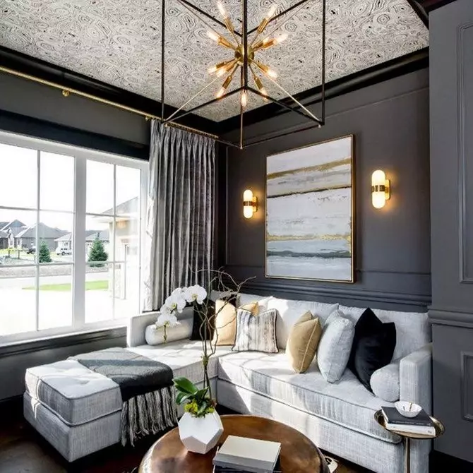 Gray in the interior: Best color combinations and 50 examples with photos 10590_21