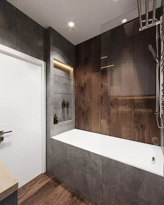 Kako Zonit kombinirana kopalnica: 6 elegantne in praktične ideje 10611_25