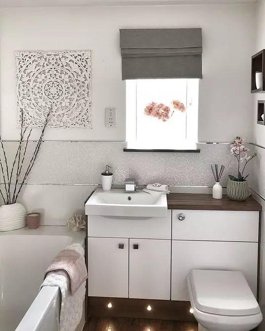 Kylpyhuone sisustus moderniin tyyliin: 12 virheitä, jotka ovat useimmiten sallittuja suunnittelussa 10615_13